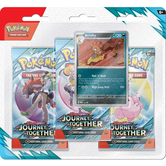 Pokémon Scarlet & Violet Journey Together Blister 3-Pack (Randon Promo Card)