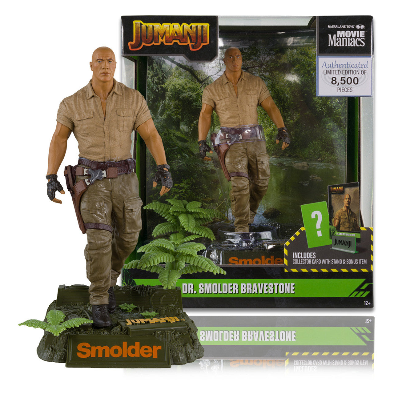 McFarlane Toys - Movie Maniacs Smolder Limited Edition (Jumanji) 6-inch Posed Figure