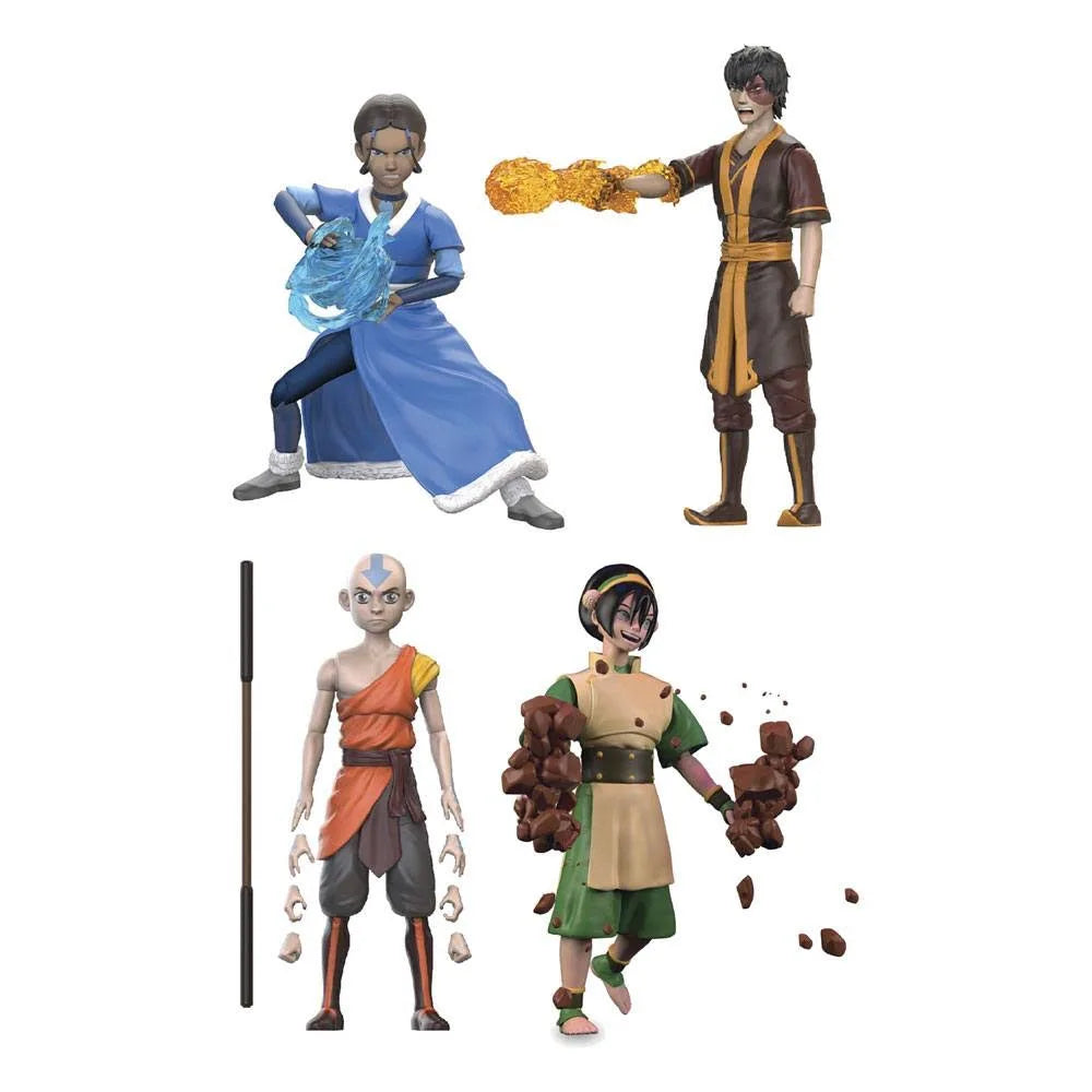 The Loyal Subjects Avatar The Last Airbender Elemental 4-Pack Action Figure