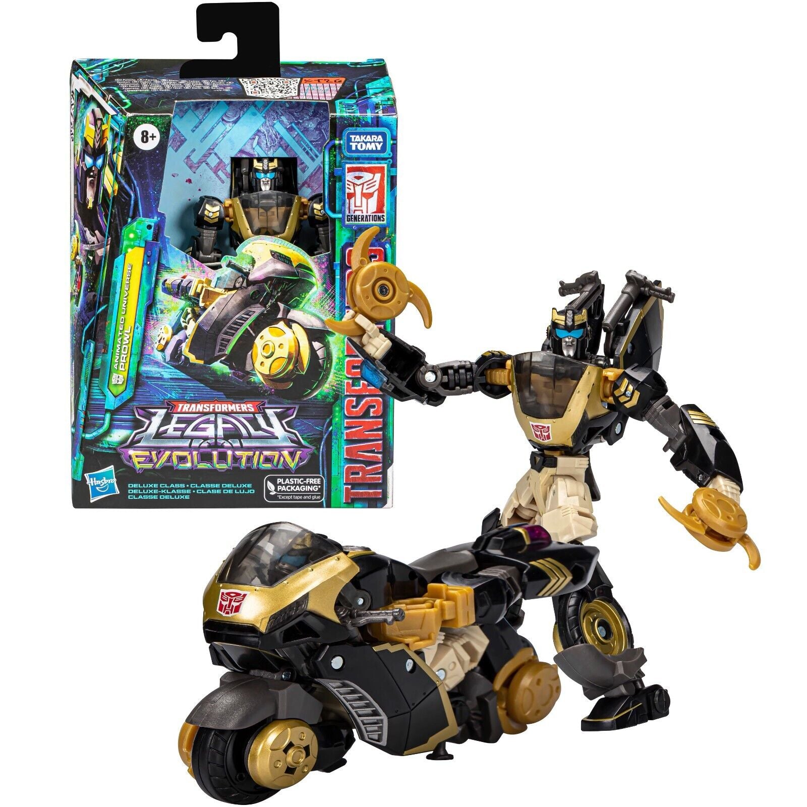Transformers Legacy Evolution Deluxe Animated Universe Prowl Action Fi ...