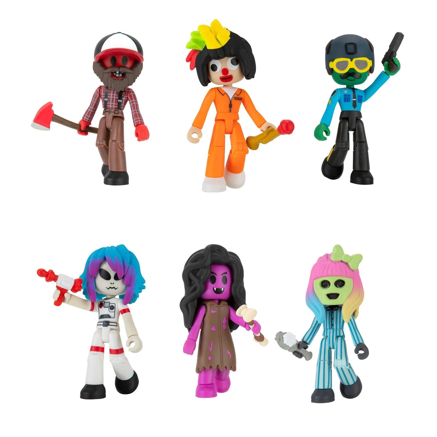 Brookhaven's Most Wanted 2.75” Mix-and-Match Figures with Unique Accessories and Exclusive Virtual Item Code inside