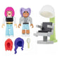 Roblox Celebrity Collection Brookhaven Hair Nails Gamepack with exclusive Virtual Item