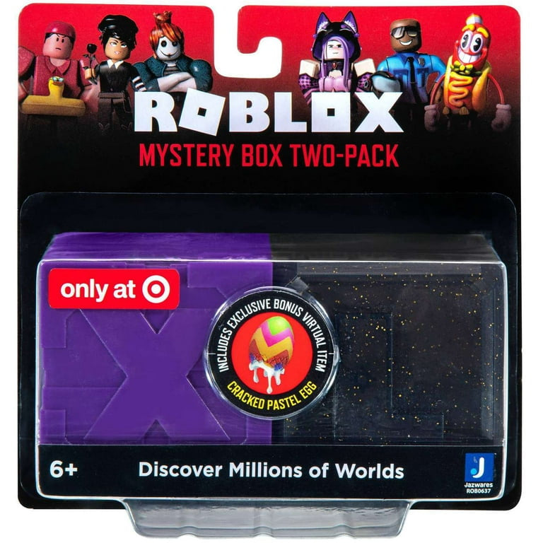 Roblox Celebrity Series 9 Mystery 2-Pack Easter Set Bonus Cracked Pastel Egg Virtual Item Code Included