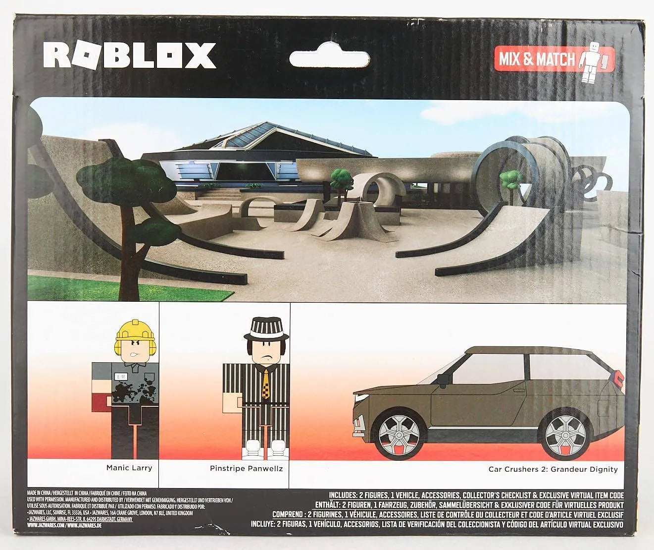 Roblox Collection Car Crushers 2 Grandeur Dignity 5 Pieces Deluxe Action Figure