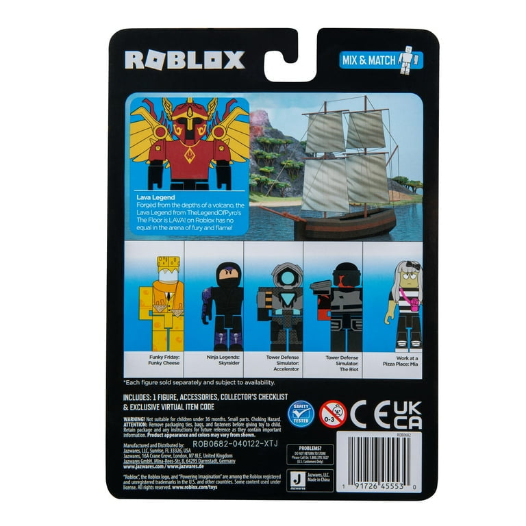 Roblox Core Figures 3" Figure Lava Legend W12 Action Figure