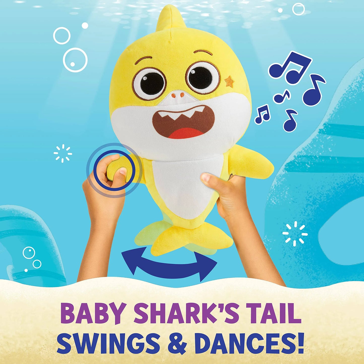 Baby Shark's Big Show! Sing & Swing & Dance Baby Shark & William, Plush 2-Pack