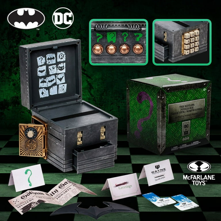 McFarland Toys DC Direct Batman The Riddler Jigsaw Puzzles Box