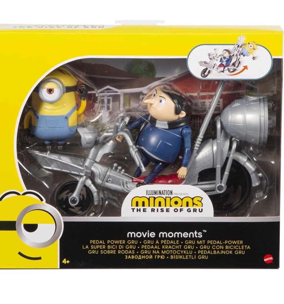 Minions: The Rise of Gru Movie Moments Pedal Power Gru Action Figure