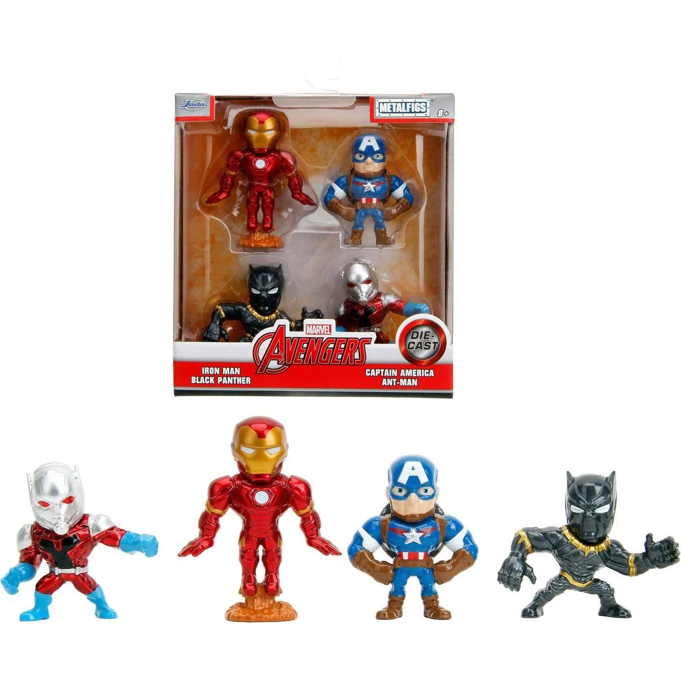 Avengers Nano Metalfigs Diecast Mini Figures 4-Pack