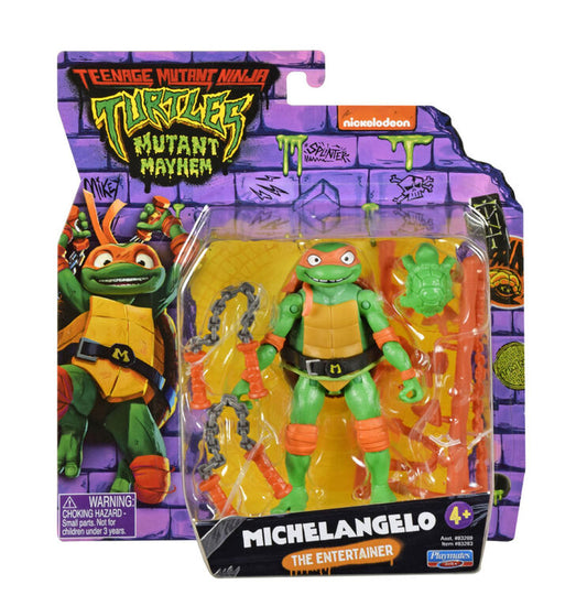 Teenage Mutant Ninja Turtles: Mutant Mayhem Michelangelo Action Figure.
