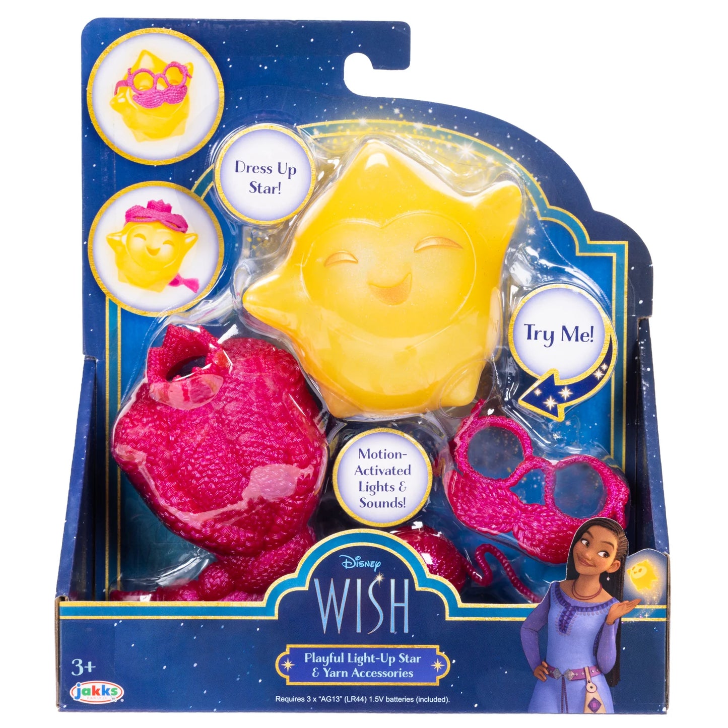 Wish Playful Light-Up Star, Yarn Accessories, Doll Accessories