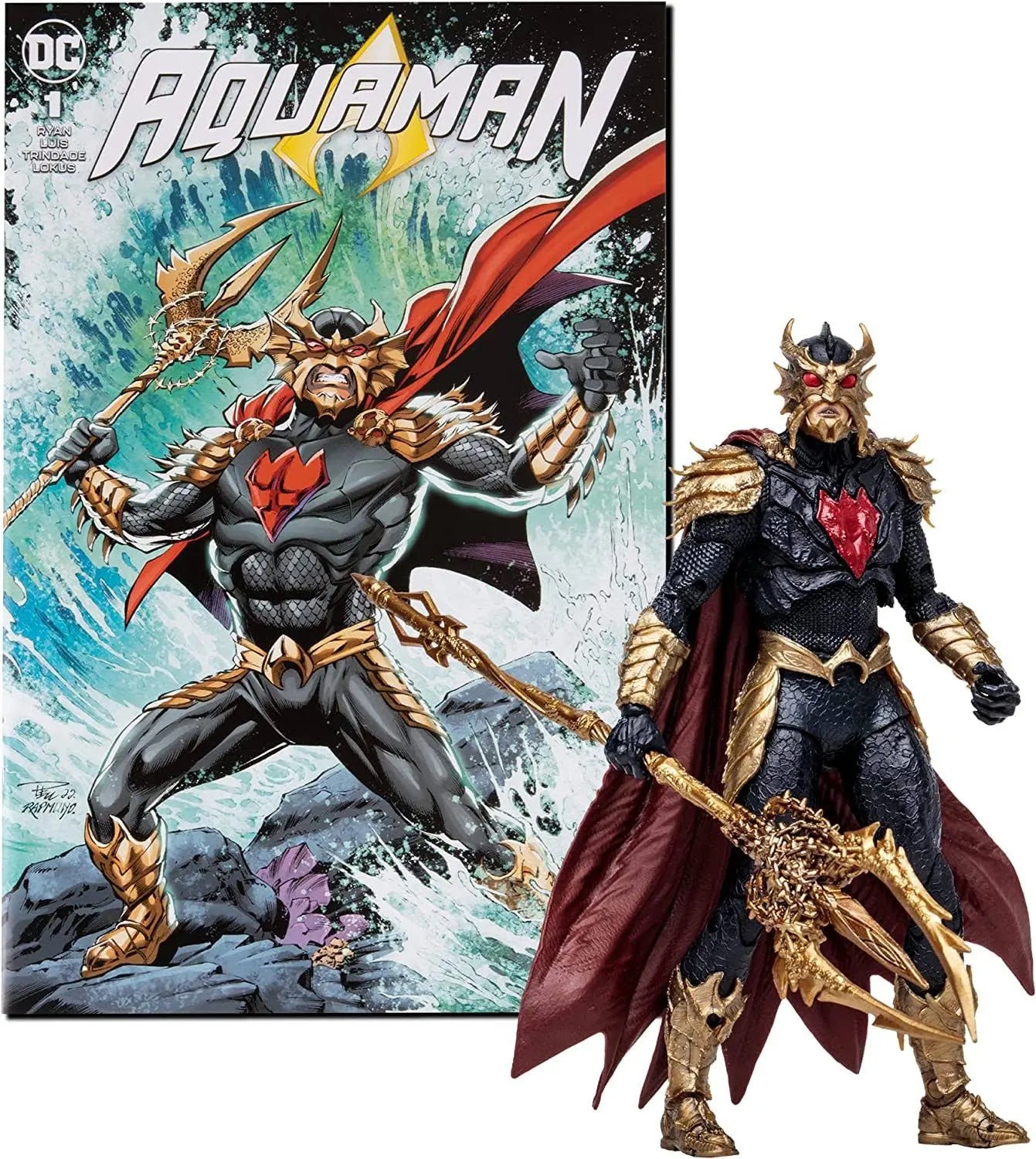 McFarlane Toys DC Direct Page Punchers Aquaman Comic Ocean Master Action Figure