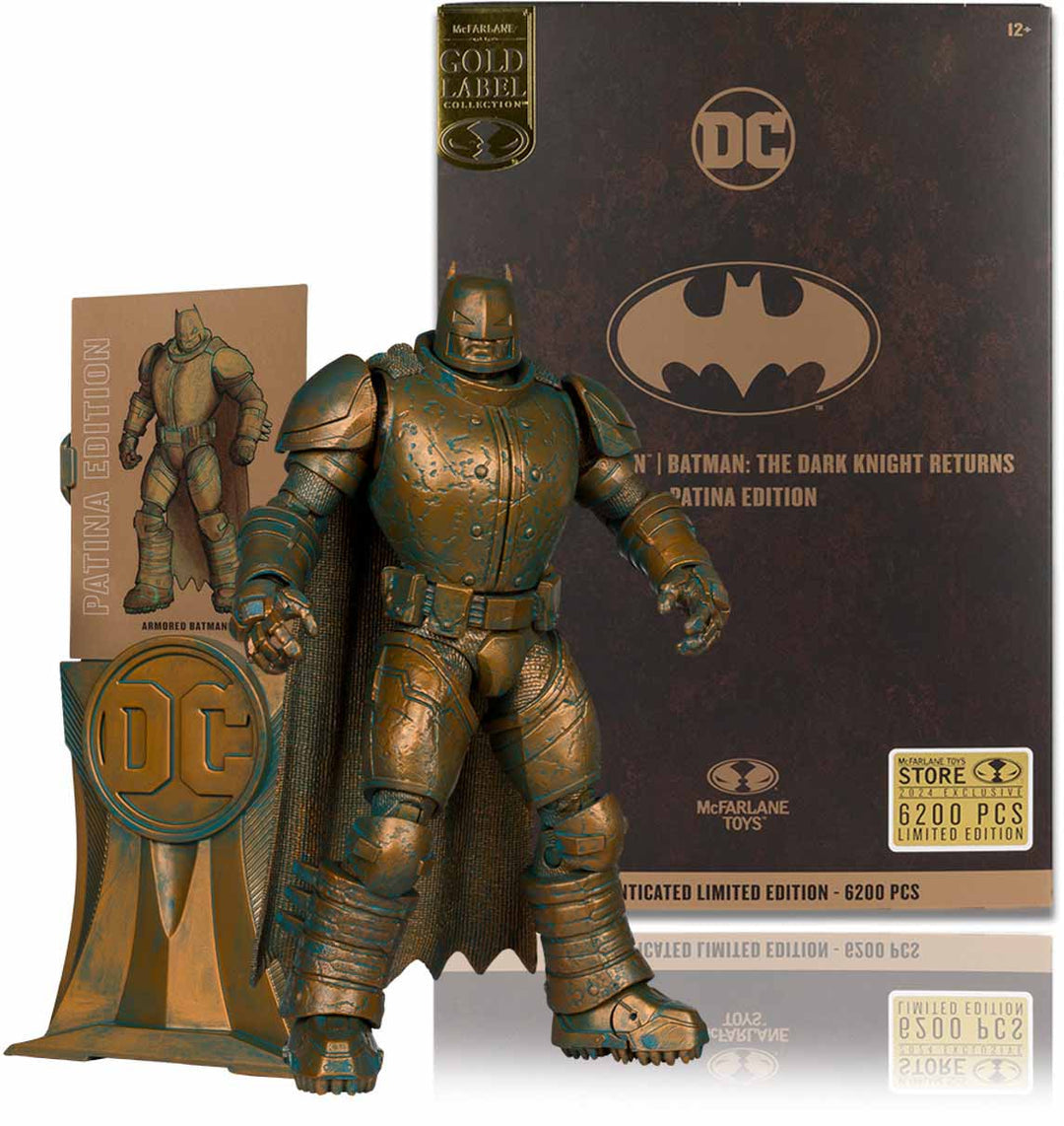 DC Multiverse The Dark Knight Returns 7 Inch Exclusive Armored Batman Patina Edition Gold Label Action Figure