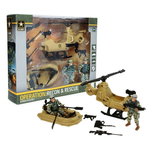 U.S. Army Operation: Recon & Rescue Playset with 3.75inch Figures