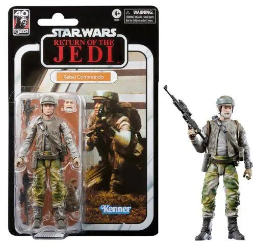 Star Wars Return of The Jedi 40th anniversary Rebel Commando Action Figure