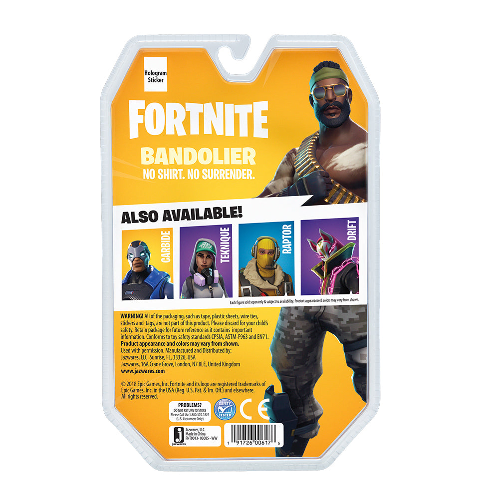 Fortnite Bandolier Solo Mode 4" Action Figure