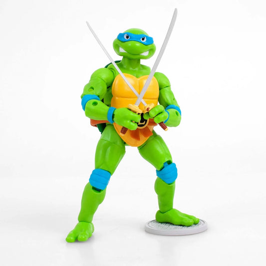 BST AXN Teenage Mutant Ninja Turtles Leonardo Arcade Game BST AXN 5-in Action Figure GameStop Exclusive