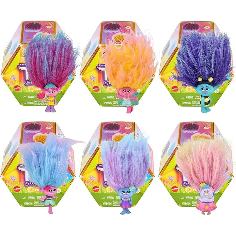 Trolls Band Together Pom Poms Series 2 Miniature Keyclip Toy Figure Blind Box (Random Pick x 1) MX-6