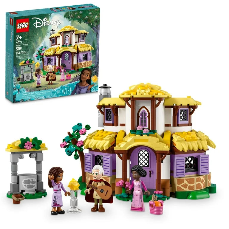 LEGO Disney Wish Asha’s Cottage 43231 Building Set, 509-Pcs