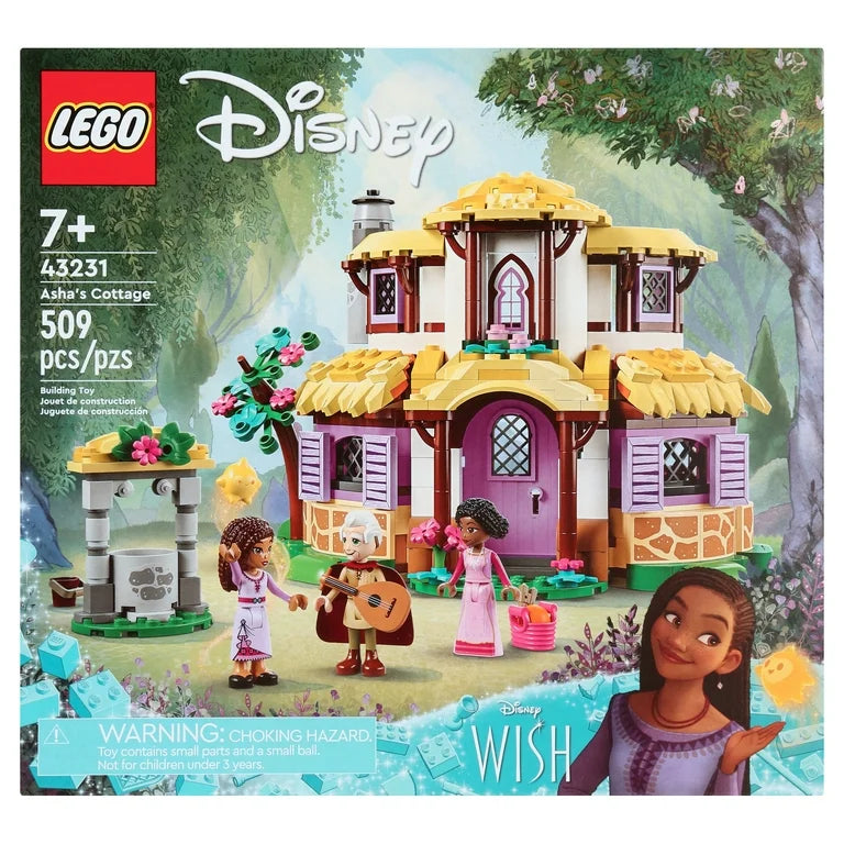 LEGO Disney Wish Asha’s Cottage 43231 Building Set, 509-Pcs