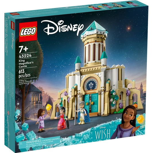 LEGO Disney Wish King Magnifico’s Castle 43224 Building Set, A Collectible Set, 613-Pcs