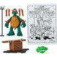 40th Years of Teenage Mutant Ninja Turtles Original Sketch Michelangelo Action Figure
