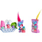 DreamWorks Trolls Band Together Hairageous Wardrobe Queen Poppy Small Doll Play Set, Accessories,