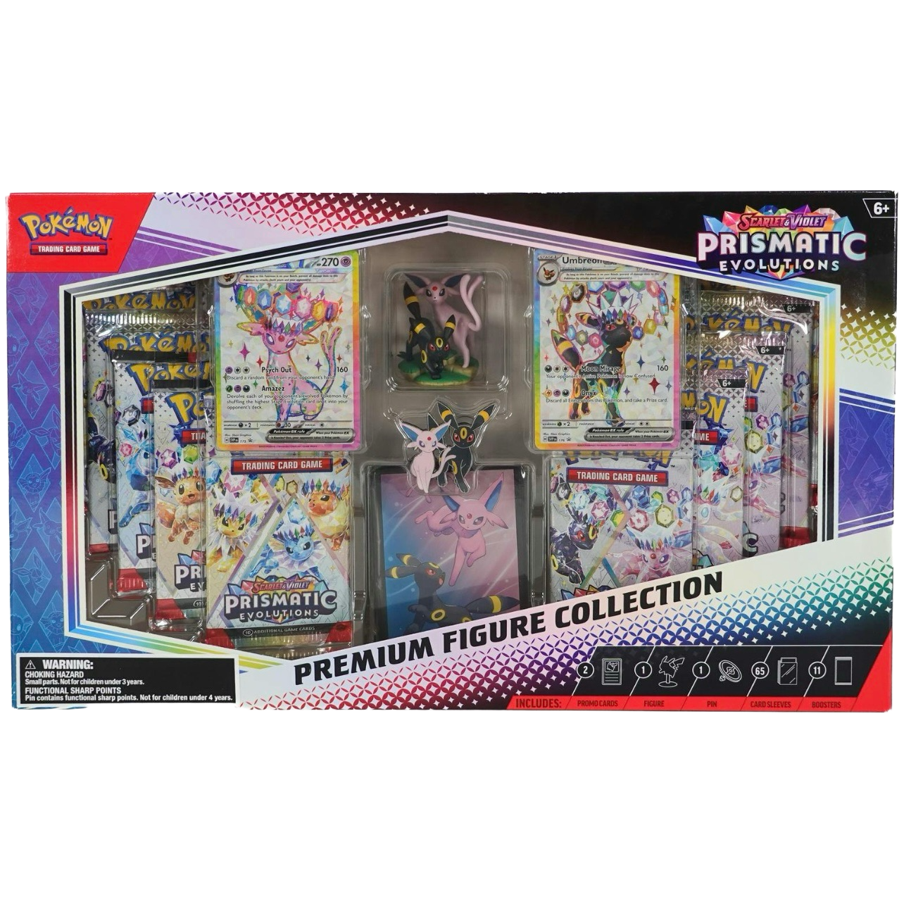 Pokémon Scarlet & Violet: Prismatic Evolutions Premium Figure Collection Box