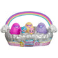 Hatchimals Alive 5” Wide Spring Basket with 6 Pet Figures, 3 Self-Eggs
