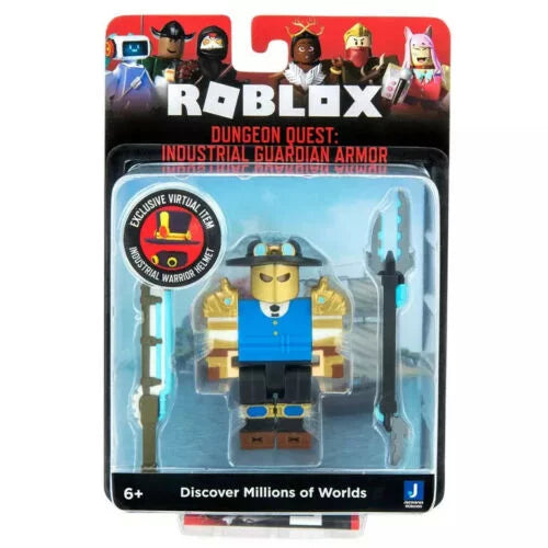 Roblox Action Collection - Dungeon Quest: Industrial Guardian Armor [Includes Exclusive Virtual Item]