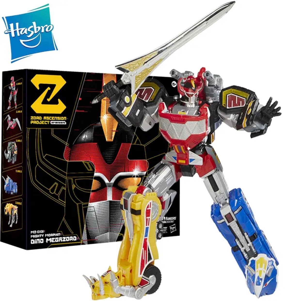 Hasbro Mighty Morphin Power Rangers selling Zord Ascension Project Dino Megazord Action