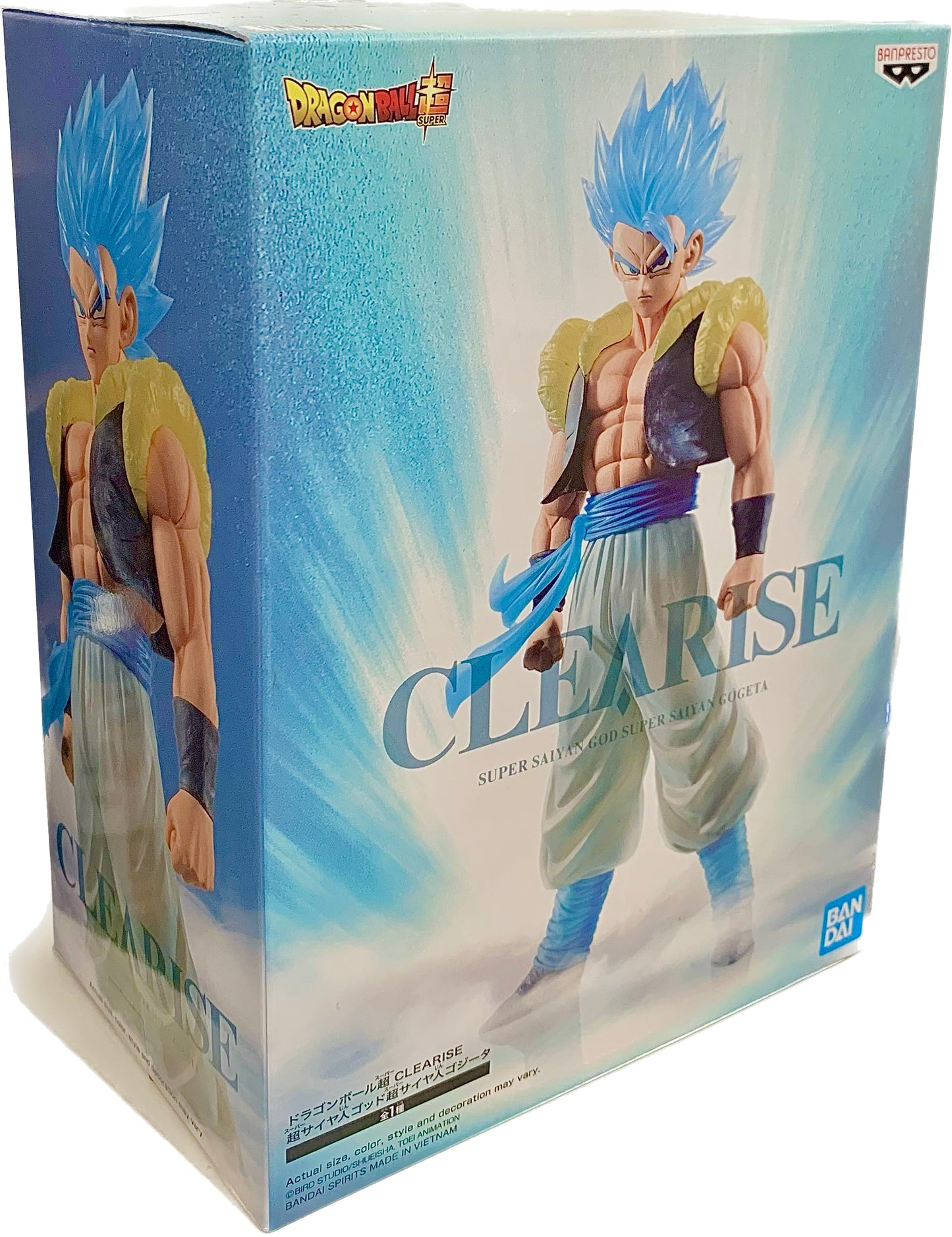 Dragon Ball Super Clearise Super Saiyan God Super Saiyan Gogeta Statue