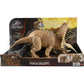 Jurassic World Camp Cretaceous Mega Destroyers Pentaceratops Dinosaur Action Figure, Toy Gift with Movable Joints, Attack and Breakout Feature