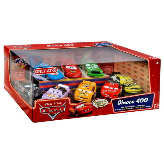 Disney Pixar Cars Supercharged Exclusive Multi-Packs Dinoco 400 Gift Pack Diecast Car Set