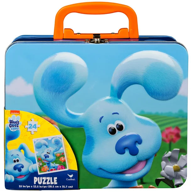 Blues Clues 24-Piece Puzzle Lunch Tin with Handle,