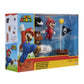 Super Mario World of Nintendo Super Mario 2-1/2” Cloud Diorama Action Figure Set