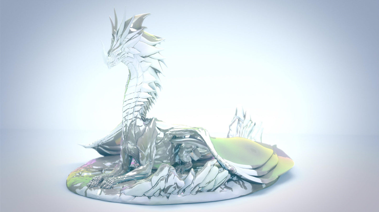 Guild Wars 2 Elder Dragon Aurene Statue