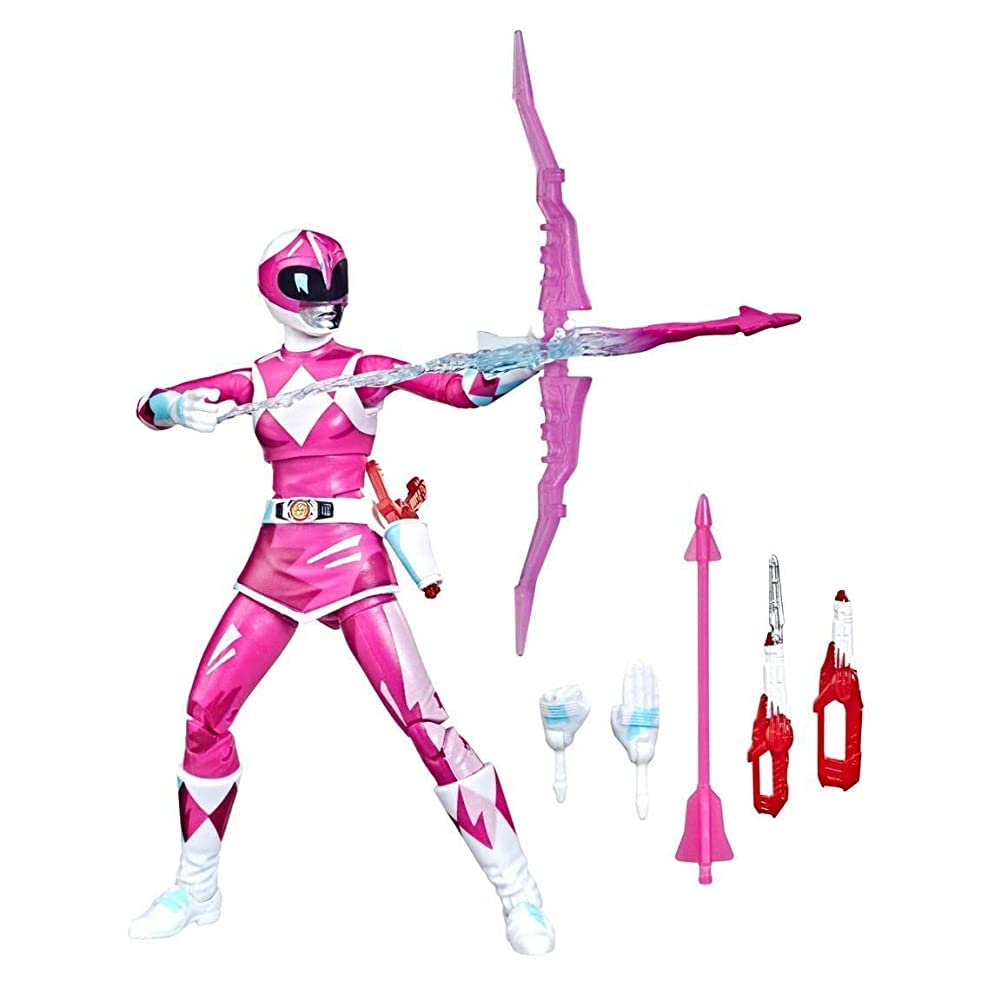 Power Rangers Lightning Collection Mighty Morphin Pink Ranger Cel-Shaded Edition Action Figure