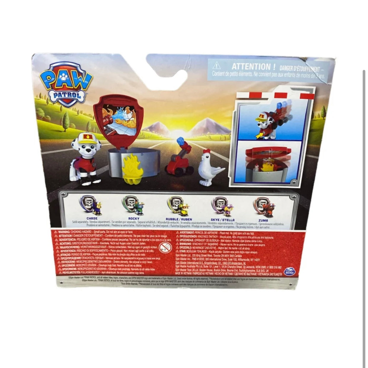 Paw Patrol Big Truck Pups Playset Hero Pup Marshall The Fire Fighter