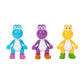 Nintendo Super Mario Yellow Yoshi, Purple Yoshi, Light-Blue Yoshi Action Figures - 3pk (Target Exclusive)