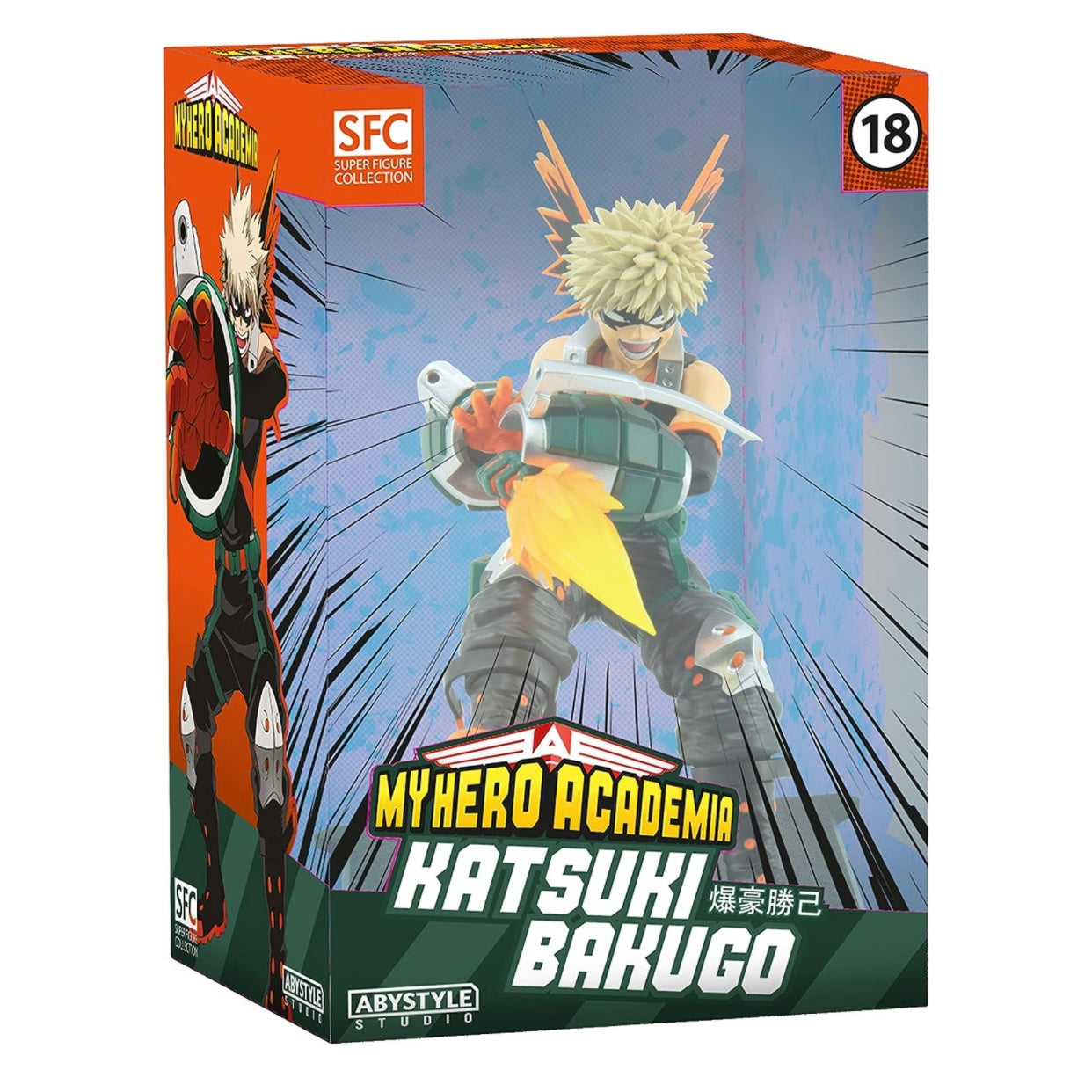 ABYstyle Studio My Hero Academia Bakugo Katsuki AP Shot SFC Collectible PVC Figure 6.7" Tall Statue