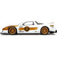 Power Rangers 1:24 2002 Honda NSX Type-R Japan Spec Die-cast Car with 2.75" White Ranger Figure,