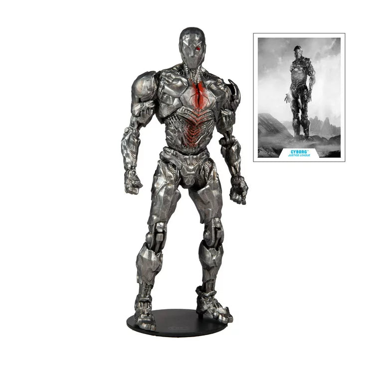 DC Multiverse Justice League Movie 7-inch Action Figure Cyborg (Helmet)