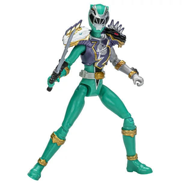 Power Rangers Dino Fury Cosmic Armor Green Ranger Action Figures