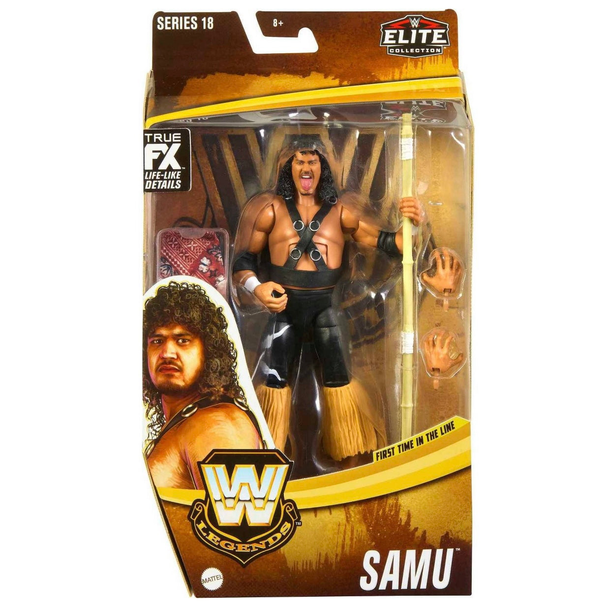 WWE Wrestling Elite Collection Legends Series 18 Samu Action Figure