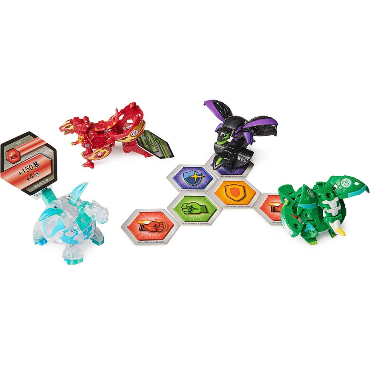 Bakugan Baku Gear 4 Pack Movie Hero Toys Bakugan Baku Gear 4 Pack Movie Hero Toys