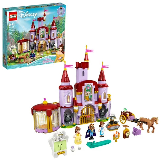 LEGO Disney Belle and the Beast’s Castle Building Toys from The Beauty and the Beast Movie with Horse Toy, plus Disney Princess & Prince Mini Figure #43196