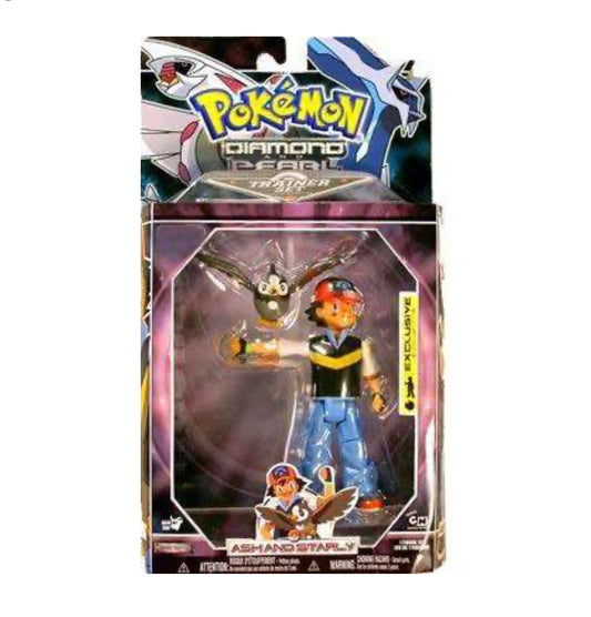 Pokémon Diamond & Pearl Trainer Sets Ash & Starly Exclusive Action Figure Set
