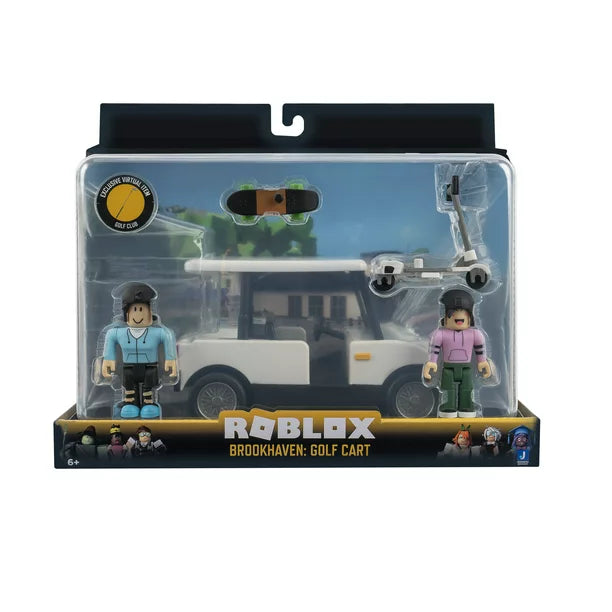 Roblox Celebrity Collection - Brookhaven: Golf Cart Deluxe Vehicle [Includes Exclusive Virtual Item]