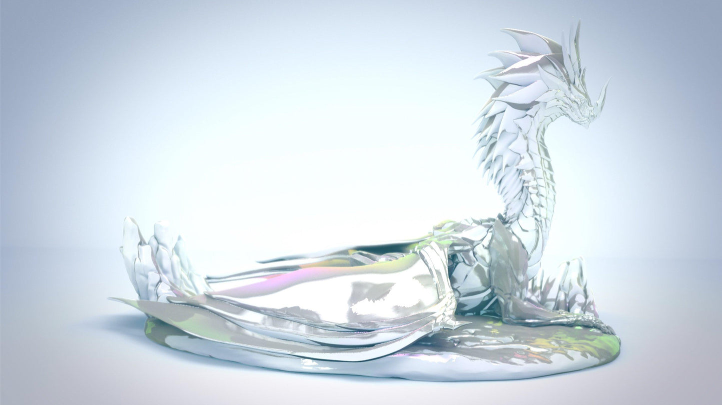 Guild Wars 2 Elder Dragon Aurene Statue